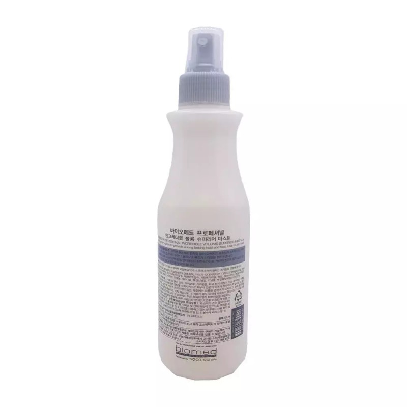 BIO-MED 바이오메드 인크레더블 볼륨 슈퍼리어 미스트 250ml 26년 12월까지 Biomed