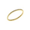 Certified 10k Rope-Style Midi Gold Knuckle Ring Band (Size 3)