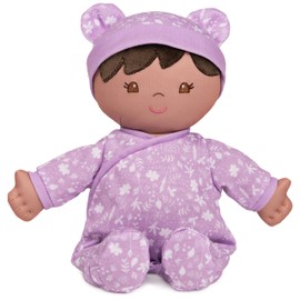 GUND Baby Sustainable Baby Doll, Plush Doll Made from Recycled Materials, for Babies and Newborns, Purple, 12”