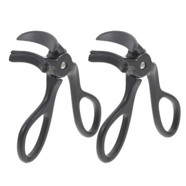 Baluue Cute Eyelash Curler Tool Set of 2 Small Handheld Makeup Lash Curlers for Travel Natural False Lashes