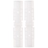 Prime-Line N 6539 7/8 In., White Nylon, Top Mount Bi-Fold