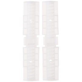 Prime-Line N 6539 7/8 In., White Nylon, Top Mount Bi-Fold Door Slide Guide, Acme (2 Pack)