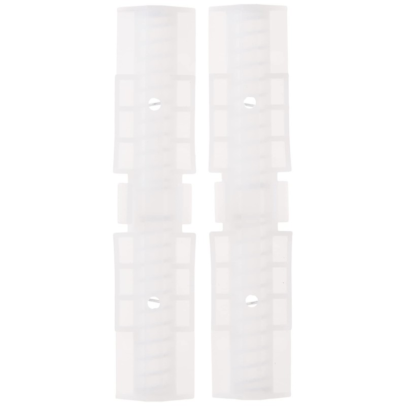 Prime-Line N 6539 7/8 In., White Nylon, Top Mount Bi-Fold