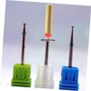 Healeved Manicure Drill Bit for Nail Art Tungsten Polishing Metal
