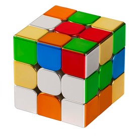 Magic Cube Metallic 3x3 [Built-in Magnet] Stickerless 3x3x3 Magic Competition Cube 3D Puzzle Smooth Rotating Smooth for Professionals Educational Toys for Children Gift Christmas Present Holiday Gift