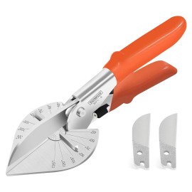 Kenvc Sharp Multi Angle Miter Shear Cutter, Adjustable at 45° to 135° W/Safety Lock