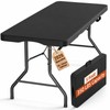 Fenbeli 5FT Folding Table, 350 LBS Heavy Duty with 18%