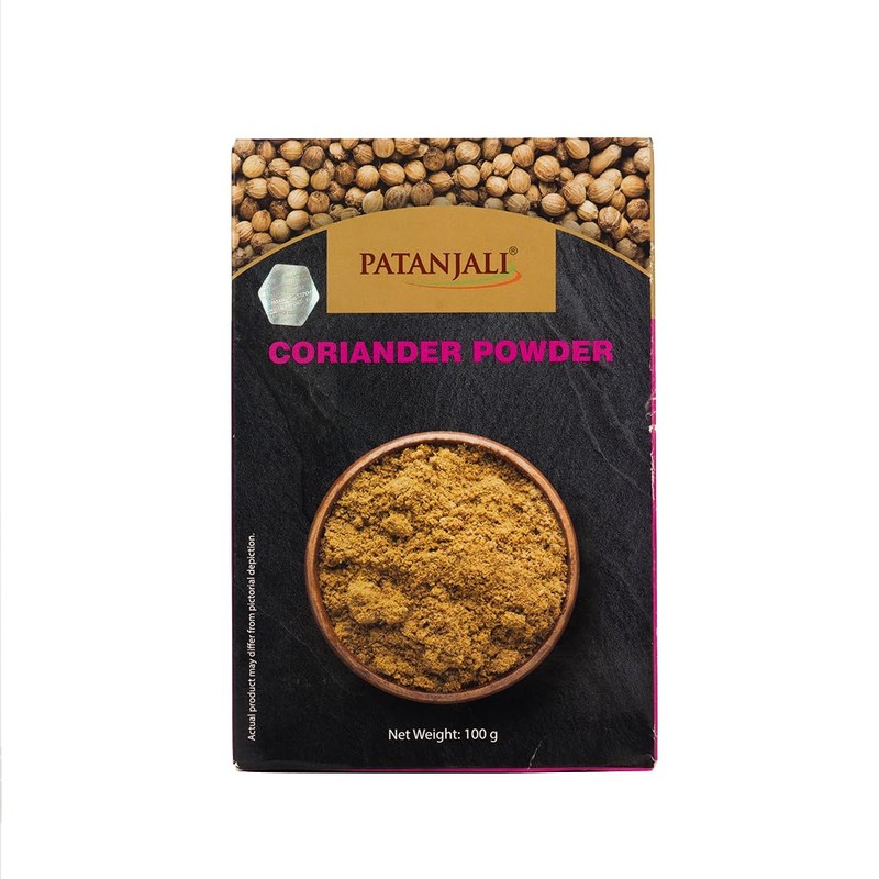Patanjali Coriander Powder 100g / 0.22 lb - Pack Of