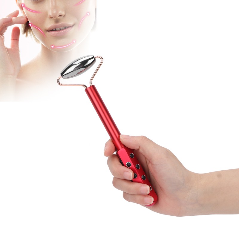 Germanium Granule Face Beauty Roller Massager Terahertz Stone Massage Tool