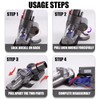 URSMT Upgrade Anti-Tangle Mini Motorized Brush Head Compatible with Dyson