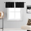 DONREN 15 Inch Blackout Valances - 2 Panels, 42 Inch