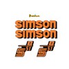 Transparent Large Simson S51 B Sticker IFA Electronic DDR Trend