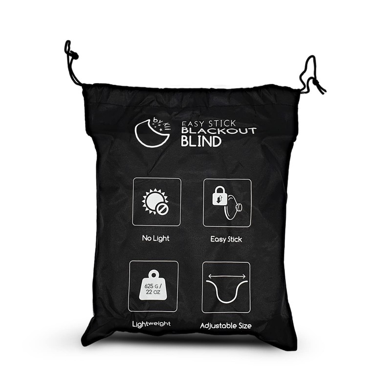 Moonzzz by Kii Portable Blackout Blind Adjustable Size Easy Stick