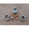 15mm compression Chrome Plated Isolating Isolation Valves (packet of 10)