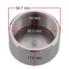 foto-kontor End Cap Suitable for Heimeier Thermostat Thread M30 x