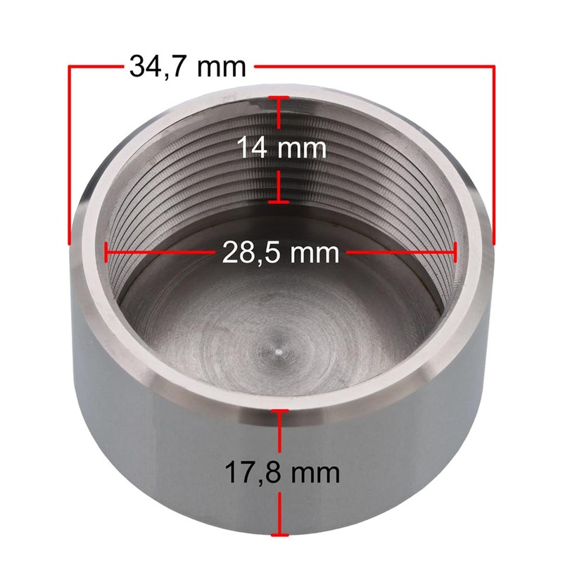 foto-kontor End Cap Suitable for Heimeier Thermostat Thread M30 x