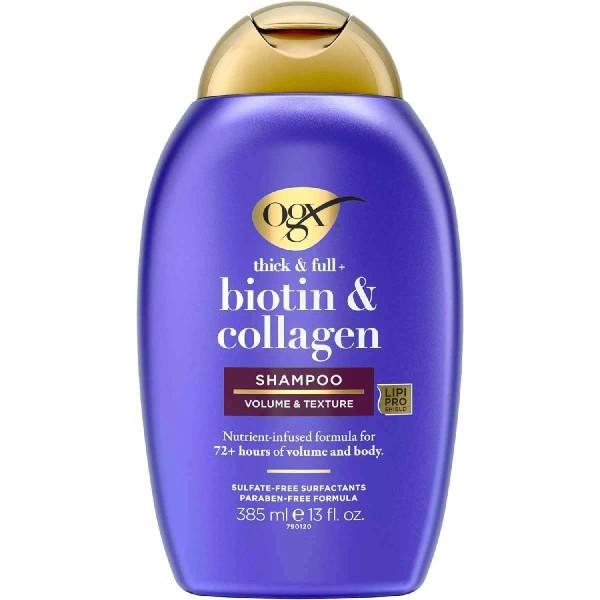 Shampoo Ogx Biotina Y Colageno Brillo Mas Volumen