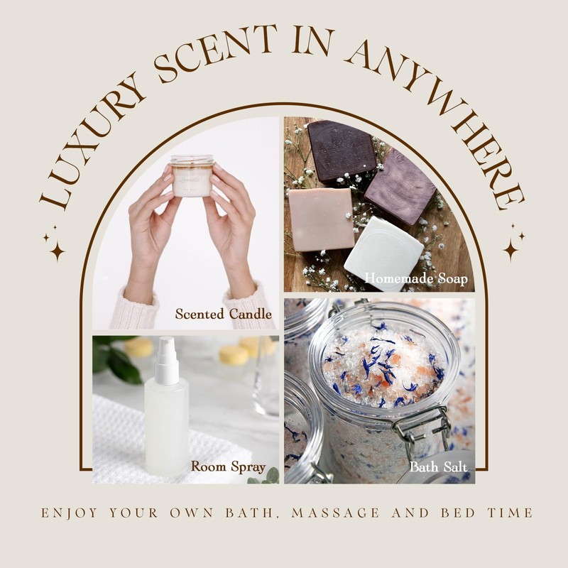 SALUBRITO Hotel Fragrance Oil Set, Luxury Essential Oil Set for