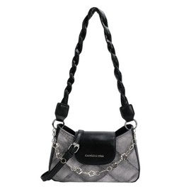 CEEKAY Women's Shoulder Bag, Handbag, Pochette, Crossbody Handbag, 3 Way, Lightweight, Smaller, Mini Bag, Large Capacity, Bag, Travel, Work, Office, Small Storage, Cute, Black