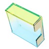 TEHAUX Acrylic Notepad Holder Built Memo Dispenser Gradient Design Multi-Functional