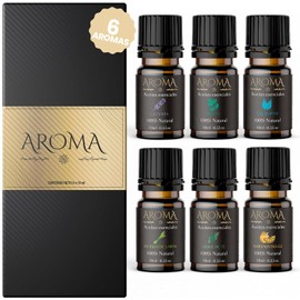 Kit Aceites Esenciales para Difusor 6 Piezas - Aromaterapia - esencias para difusor - Aromas para Difusor - Esencias para Humidificador, Calidad...   