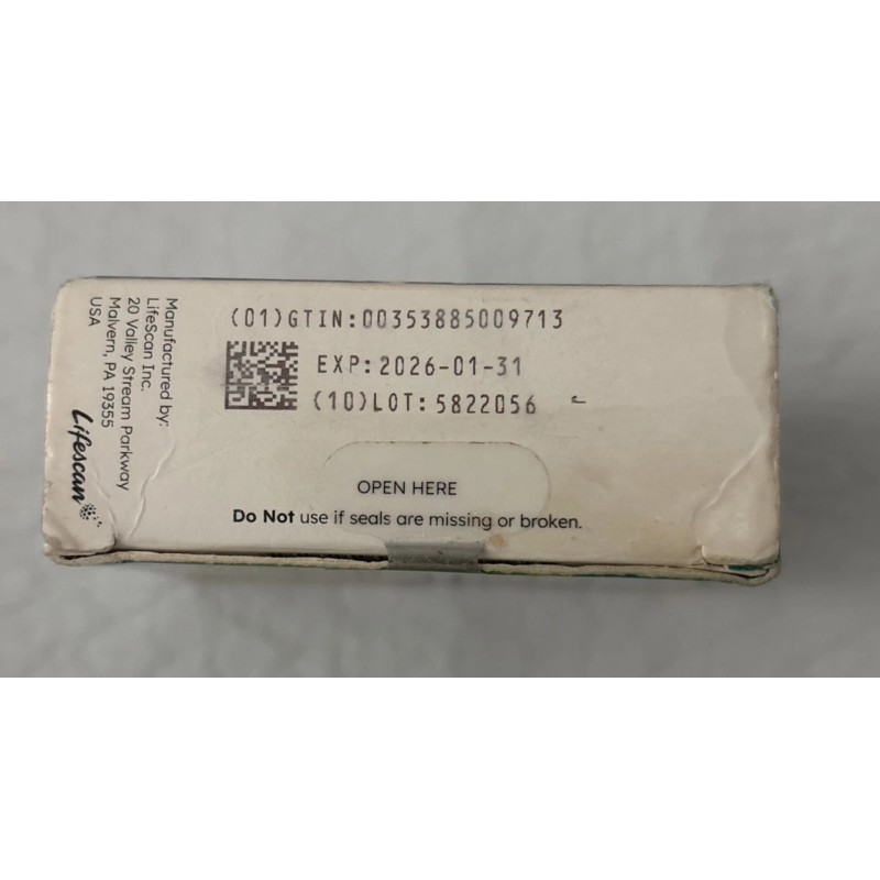 1 x Onetouch Ultra 100ct Test Strips-Exp 1/2026+ Cosmetic Imperfections.