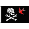 Jack Sparrow Pirate Jolly Roger Skull and Crossbones Banner 5'x3' Flag