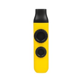 RuiJOTWAT Double Membrane Kazoo Playing Abs Zuka Flute Guitar Accompaniment Instrument Yellow
