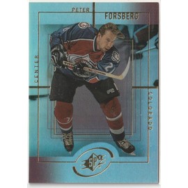 1999-00 Peter Forsberg Hockey Card Upper Deck SPx #40 Avalanche