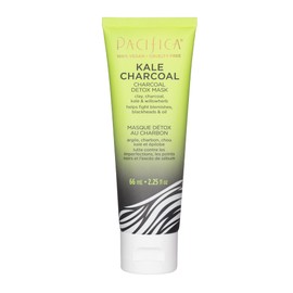 Pacifica Kale Charcoal Ultimate Detox Face Mask For All Skin Types(Vegan & Cruelty Free), lime, 2.25 Fl.Oz