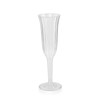 BalsaCircle 48 pcs 6 oz Clear Plastic Champagne Flute Glasses