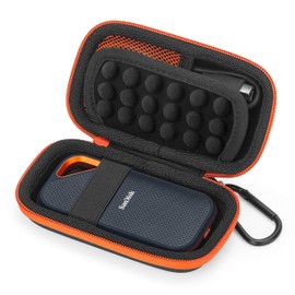 Yinke Hard Case for SanDisk Extreme Pro/SanDisk Extreme Portable External SSD 500GB 1TB 2TB, Travel Case Protective Cover Storage Bag