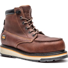 Timberland PRO Men's Gridworks Alloy Safety Toe Waterproof Industrial Work Boot, Brown, 7.5 W