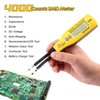GOLDCHAMP 990B SMD Tweezers Meter, Upgraded 4000 Count Multimeter for