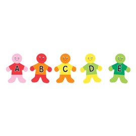 HYGLOSS 33709 Alphabet Kids Classroom Accents, 30-Pack, 7-Inch