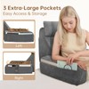Vekkia 19'' Reading Pillow for Adults with XL Side Pockets