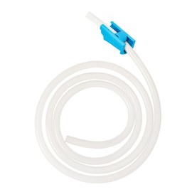 Purelife Silicone Enema Tubing Replacement Parts - Highest Medical Grade -No Kinking / Check Flow Valve That Prevents BackFlow / 3" Straight Enema Nozzle / Universal Fit