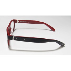 Bobbi Brown The Bobbi Womens/Ladies Rectangular Full-rim Brand Name Glamorous In Style Eyeglasses/Eyeglass Frame (54-16-135, Black/Red)