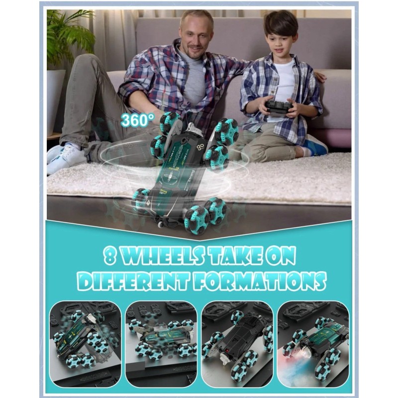 ATHLERIA 8WD Gesture Sensing Rc Stunt Car Toys for Boy