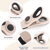 TACGEA 12 Pack Bag Clips, Magnetic Chip Clips Heavy Duty