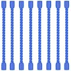 8PCS 4-Inch Silicone Cable Ties, Bendable Rubber Twist Ties, Reusable