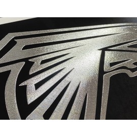BLVD Engraved Atlanta Falcons Car Tag Diamond Etched Aluminum License Plate Fan Gift