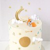 Decoración para tartas de animales del bosque, diseño de luna,