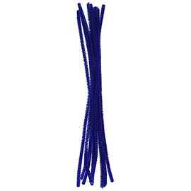 Chenille de Terciopelo Color Azul Rey Fantasias Miguel Empaque Limpiapipas de Terciopelo para Manualidades Escolar Navidad Bricollage Disfraces 30cm largo Marca Mylin 12 piezas