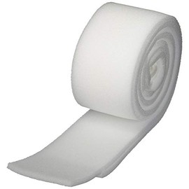 Rolyan Foam Bandage, 2 Rolls, 54" Long x 3-1/8" Wide x 1/4" Thick, Open-Celled Polyether Foam Wrap for Firm Support & Muscle Pump Efficiency, Comfortable Padding for Wound Care, Edema, & Lymphedema