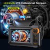 Endoscope Borescope Camera with Light, 4.3" IPS 1920P HD Inspection
