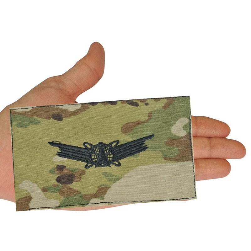 Army Embroidered Badge on OCP Sew On Space Basic
