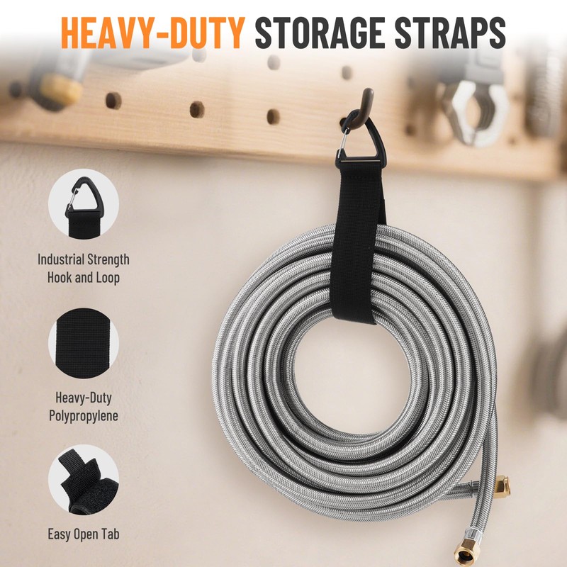 SPARKWHIZ 24Ft High Pressure Propane Hose Extension, 1LB Propane Tank