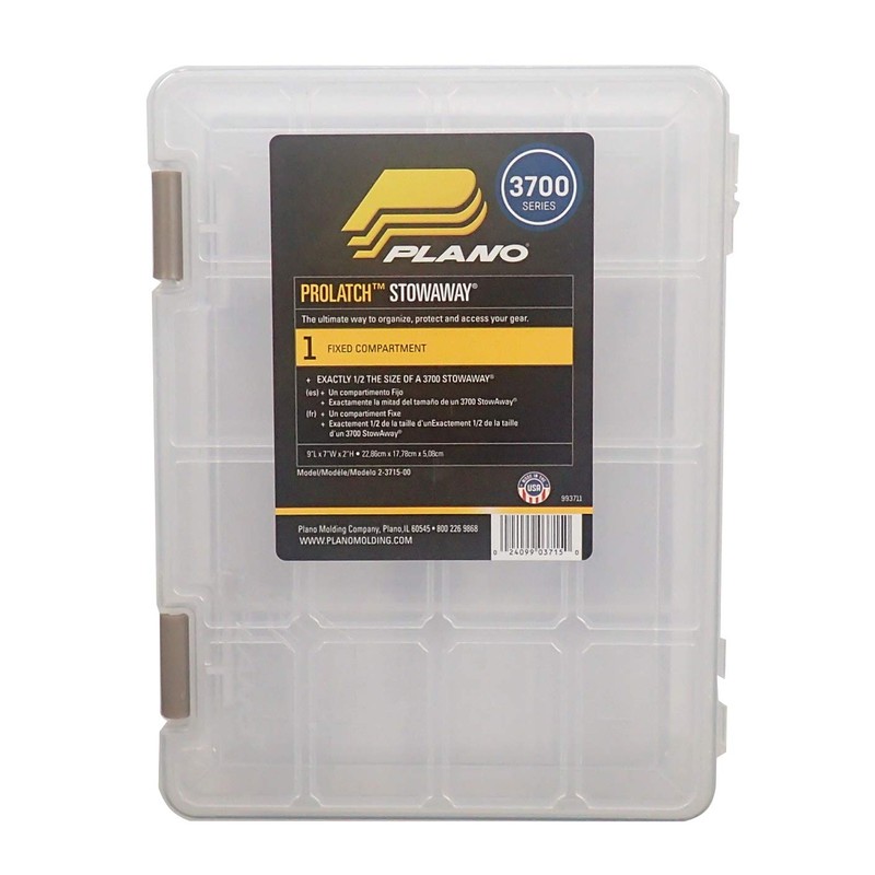Plano 23715-00 Stowaway with Single Open Compartment, Clear, 1 Compartment