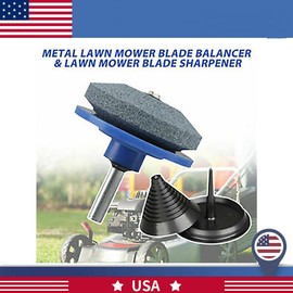 For American Lawn Mower Company, For Honda, For Toro Lawn Mower Blade Balancer Sharpener Set For Honda Toro John Deere  Garden Tools